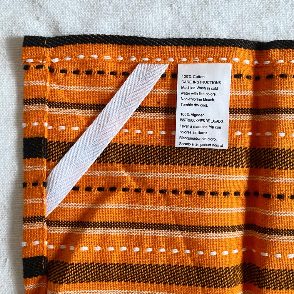 Halloween Black Cat & Jack-O’-Lantern Dish Towels · Set of 2 Cotton Kitchen Tea - Picture 11 of 11